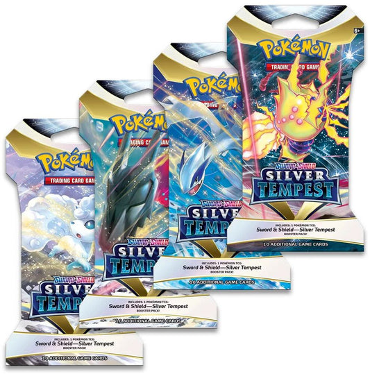 Silver Tempest Sleeved Booster Pack